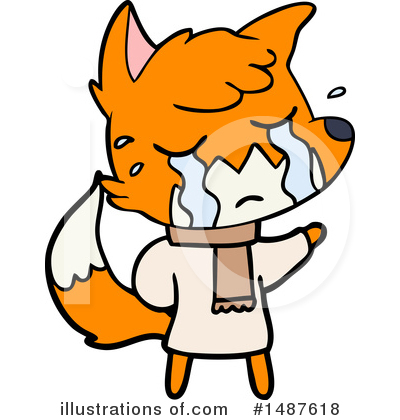 Royalty-Free (RF) Fox Clipart Illustration by lineartestpilot - Stock Sample #1487618