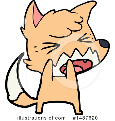 Royalty-Free (RF) Fox Clipart Illustration by lineartestpilot - Stock Sample #1487620