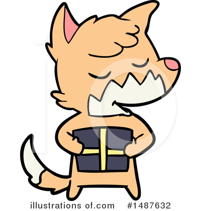 Royalty-Free (RF) Fox Clipart Illustration by lineartestpilot - Stock Sample #1487632