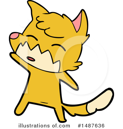 Royalty-Free (RF) Fox Clipart Illustration by lineartestpilot - Stock Sample #1487636