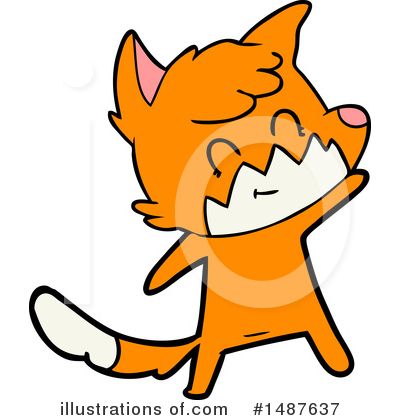 Royalty-Free (RF) Fox Clipart Illustration by lineartestpilot - Stock Sample #1487637