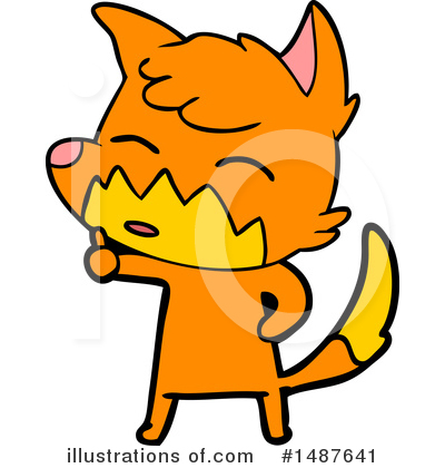 Royalty-Free (RF) Fox Clipart Illustration by lineartestpilot - Stock Sample #1487641