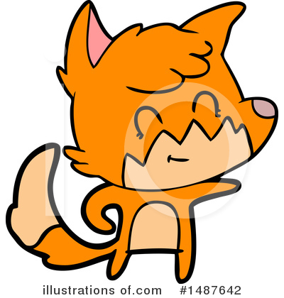 Royalty-Free (RF) Fox Clipart Illustration by lineartestpilot - Stock Sample #1487642