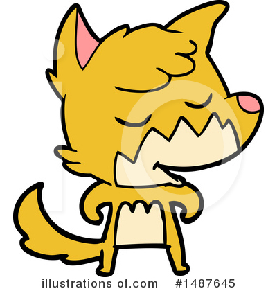 Royalty-Free (RF) Fox Clipart Illustration by lineartestpilot - Stock Sample #1487645