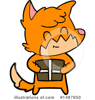 Royalty-Free (RF) Fox Clipart Illustration by lineartestpilot - Stock Sample #1487650