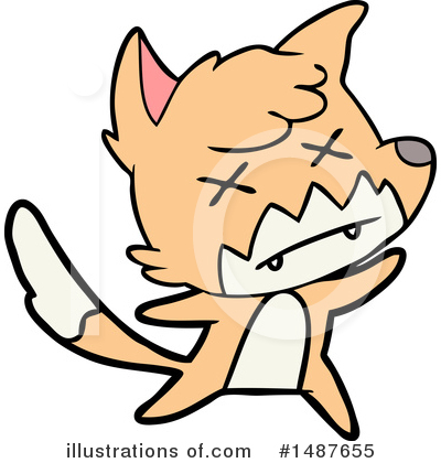 Royalty-Free (RF) Fox Clipart Illustration by lineartestpilot - Stock Sample #1487655
