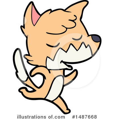 Royalty-Free (RF) Fox Clipart Illustration by lineartestpilot - Stock Sample #1487668