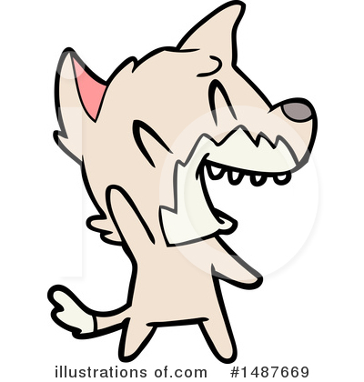 Royalty-Free (RF) Fox Clipart Illustration by lineartestpilot - Stock Sample #1487669