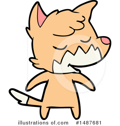 Royalty-Free (RF) Fox Clipart Illustration by lineartestpilot - Stock Sample #1487681