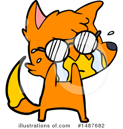 Royalty-Free (RF) Fox Clipart Illustration by lineartestpilot - Stock Sample #1487682