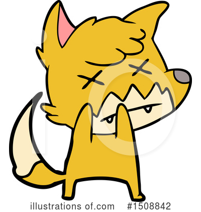 Royalty-Free (RF) Fox Clipart Illustration by lineartestpilot - Stock Sample #1508842
