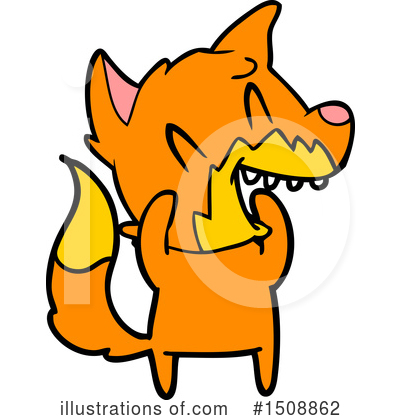 Royalty-Free (RF) Fox Clipart Illustration by lineartestpilot - Stock Sample #1508862