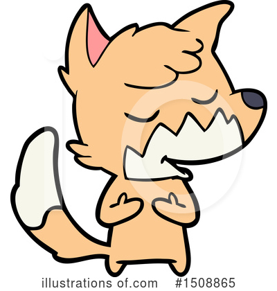 Royalty-Free (RF) Fox Clipart Illustration by lineartestpilot - Stock Sample #1508865