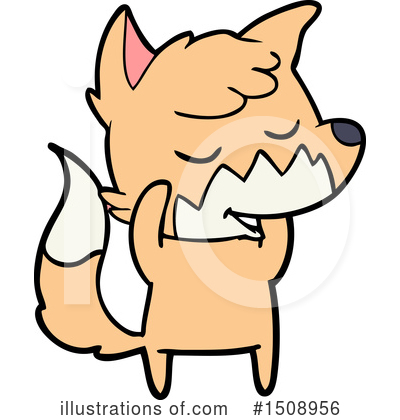 Royalty-Free (RF) Fox Clipart Illustration by lineartestpilot - Stock Sample #1508956