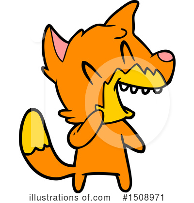 Royalty-Free (RF) Fox Clipart Illustration by lineartestpilot - Stock Sample #1508971
