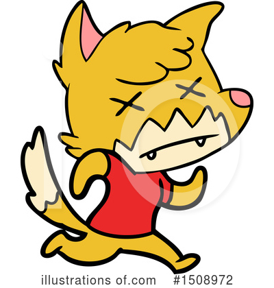 Royalty-Free (RF) Fox Clipart Illustration by lineartestpilot - Stock Sample #1508972