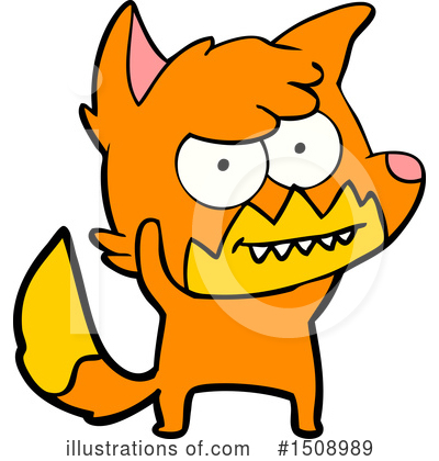 Royalty-Free (RF) Fox Clipart Illustration by lineartestpilot - Stock Sample #1508989