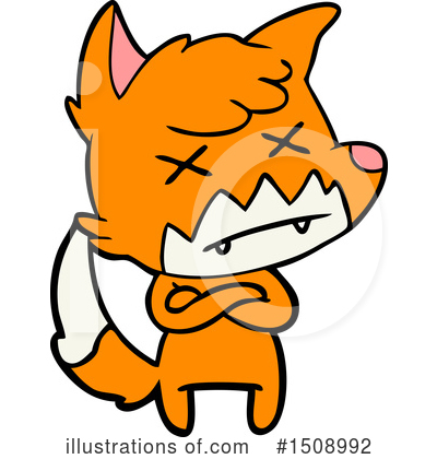 Royalty-Free (RF) Fox Clipart Illustration by lineartestpilot - Stock Sample #1508992