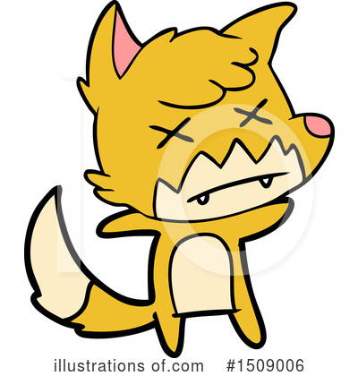 Royalty-Free (RF) Fox Clipart Illustration by lineartestpilot - Stock Sample #1509006