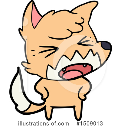 Royalty-Free (RF) Fox Clipart Illustration by lineartestpilot - Stock Sample #1509013