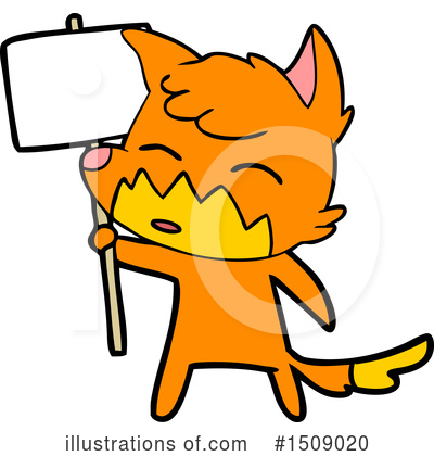Royalty-Free (RF) Fox Clipart Illustration by lineartestpilot - Stock Sample #1509020