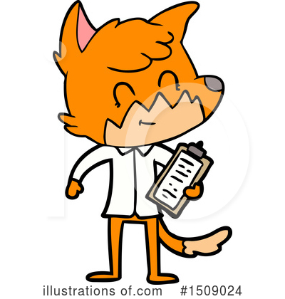 Royalty-Free (RF) Fox Clipart Illustration by lineartestpilot - Stock Sample #1509024