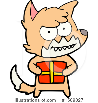 Royalty-Free (RF) Fox Clipart Illustration by lineartestpilot - Stock Sample #1509027
