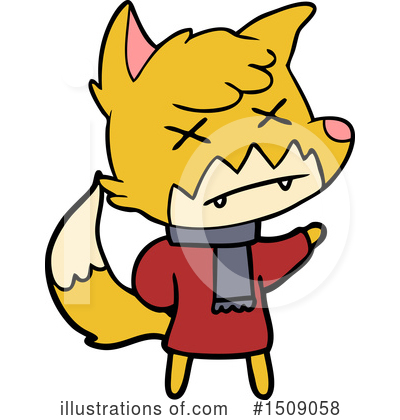 Royalty-Free (RF) Fox Clipart Illustration by lineartestpilot - Stock Sample #1509058
