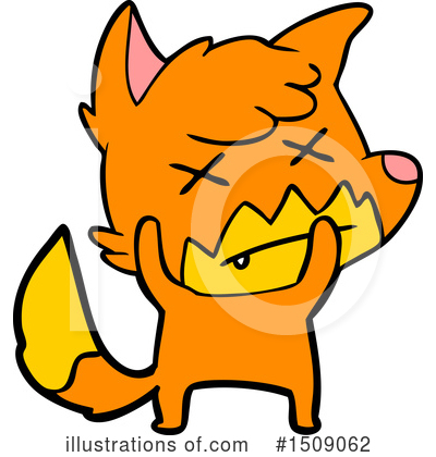 Royalty-Free (RF) Fox Clipart Illustration by lineartestpilot - Stock Sample #1509062