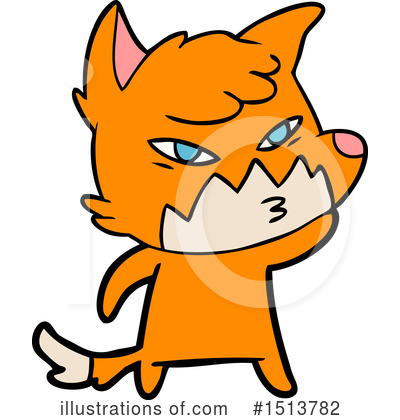 Royalty-Free (RF) Fox Clipart Illustration by lineartestpilot - Stock Sample #1513782
