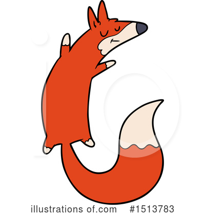 Royalty-Free (RF) Fox Clipart Illustration by lineartestpilot - Stock Sample #1513783