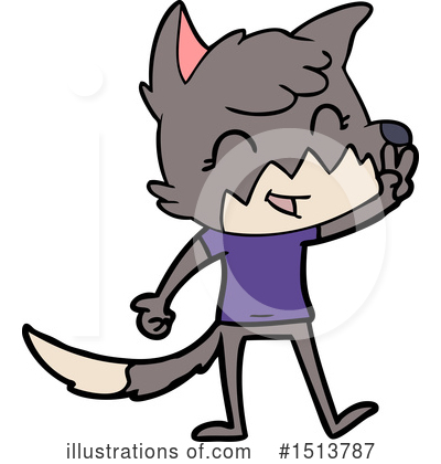 Royalty-Free (RF) Fox Clipart Illustration by lineartestpilot - Stock Sample #1513787