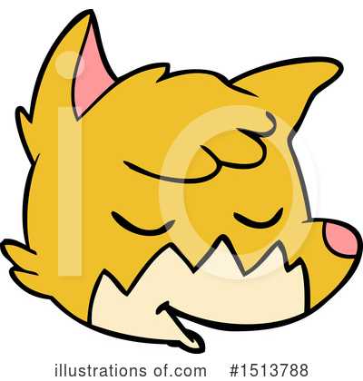 Royalty-Free (RF) Fox Clipart Illustration by lineartestpilot - Stock Sample #1513788