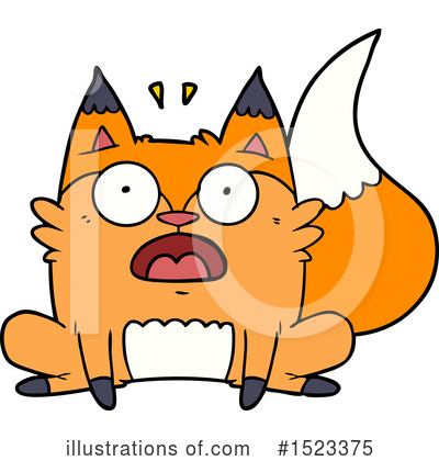 Royalty-Free (RF) Fox Clipart Illustration by lineartestpilot - Stock Sample #1523375