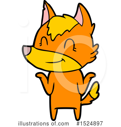 Royalty-Free (RF) Fox Clipart Illustration by lineartestpilot - Stock Sample #1524897