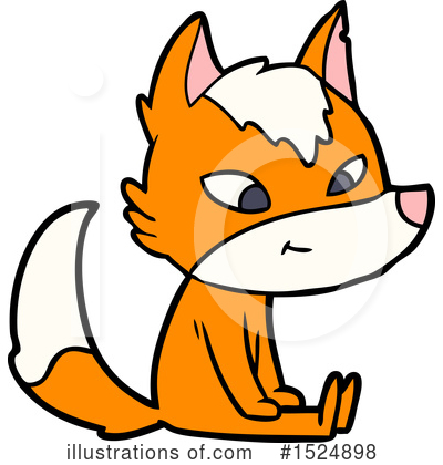 Royalty-Free (RF) Fox Clipart Illustration by lineartestpilot - Stock Sample #1524898
