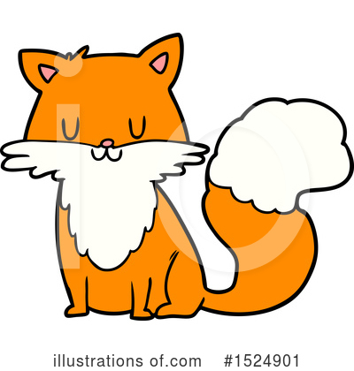 Royalty-Free (RF) Fox Clipart Illustration by lineartestpilot - Stock Sample #1524901
