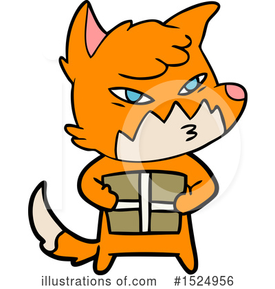 Royalty-Free (RF) Fox Clipart Illustration by lineartestpilot - Stock Sample #1524956