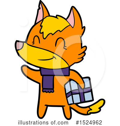 Royalty-Free (RF) Fox Clipart Illustration by lineartestpilot - Stock Sample #1524962
