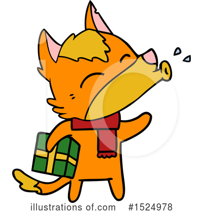 Royalty-Free (RF) Fox Clipart Illustration by lineartestpilot - Stock Sample #1524978