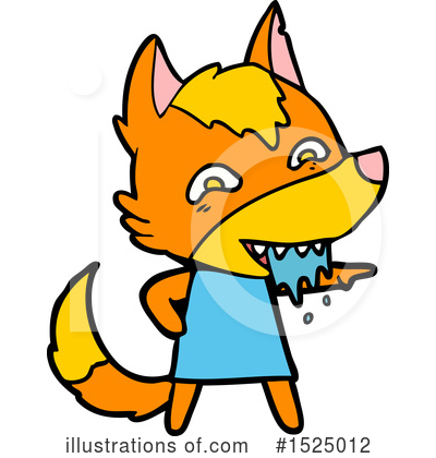 Royalty-Free (RF) Fox Clipart Illustration by lineartestpilot - Stock Sample #1525012