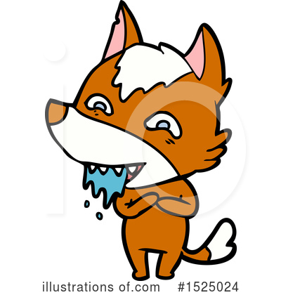 Royalty-Free (RF) Fox Clipart Illustration by lineartestpilot - Stock Sample #1525024