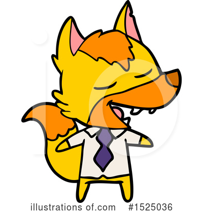 Royalty-Free (RF) Fox Clipart Illustration by lineartestpilot - Stock Sample #1525036
