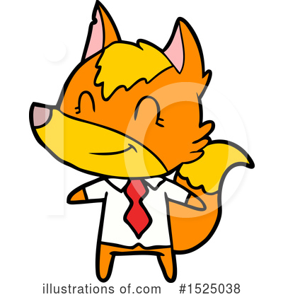 Royalty-Free (RF) Fox Clipart Illustration by lineartestpilot - Stock Sample #1525038
