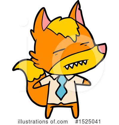 Royalty-Free (RF) Fox Clipart Illustration by lineartestpilot - Stock Sample #1525041