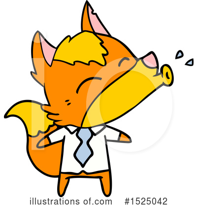 Royalty-Free (RF) Fox Clipart Illustration by lineartestpilot - Stock Sample #1525042