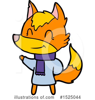 Royalty-Free (RF) Fox Clipart Illustration by lineartestpilot - Stock Sample #1525044