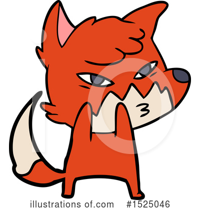 Royalty-Free (RF) Fox Clipart Illustration by lineartestpilot - Stock Sample #1525046