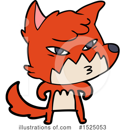 Royalty-Free (RF) Fox Clipart Illustration by lineartestpilot - Stock Sample #1525053