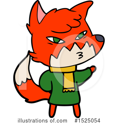 Royalty-Free (RF) Fox Clipart Illustration by lineartestpilot - Stock Sample #1525054